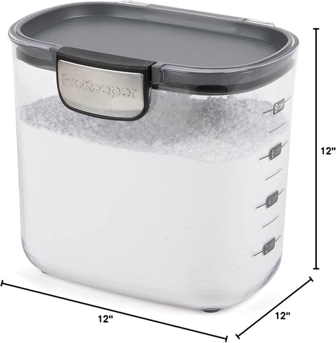 Set 2- Set 1.4-Quart) Progressive International ProKeeper+ Clear Plastic Airtight Food Baker's Kitchen Storage