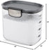 Set 2- Set 1.4-Quart) Progressive International ProKeeper+ Clear Plastic Airtight Food Baker's Kitchen Storage