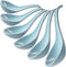 Blue Ceramic Soup Spoons Set of 6, 6.75 inch Chinese Ramen Spoons for Pho, Cereal, Noodles, Stews, Dishwasher Safe