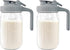 Breast Milk Pitcher - 32 oz Glass Mason Jar with Dual Leak-Proof