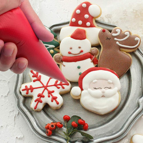 Tipless Piping Bags - 100pcs 12-Inch Disposable Pastry Bags for Royal Icing/Cookies Decorating, Best Frosting Icing