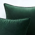 MIULEE 2 Pack of 16x16 Inch Army Green Christmas Decorative Velvet Throw Pillow Covers