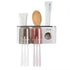 2 iHave Toothbrush Holders Bathroom Decor with Toothpaste Dispenser, Cups Toothbrush Holder Wall Mounted Bathroom