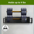Magnetic Spice Rack for Refrigerator, Magnetic Shelf Organizer for Fridge Side, Small Kitchen Storage Rack with Hooks