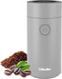 MuellerLiving Electric Coffee Grinder - Spice, Nut, Herbs, Coffee Beans, Sharp Blade, Stainless Steel - Gray.