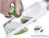 Multi Vegetable Slicer-Safe Mandoline slicer for kitchen,Adjustable Stainless Steel Blade,Cutter for Fruits