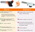 Butane Torch Kitchen Blow Lighter, Culinary Torches with Adjustable Flame for Creme Brulee, BBQ, Baking