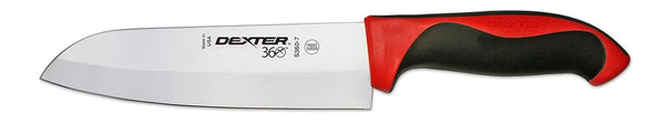 Dexter 7" Santoku Knife, Red Handle