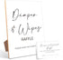Mysrin Diaper And Wipes Raffle Baby Shower Games,Baby Shower Decorations,Baby Shower Signs,Gender Reveal