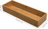 Bamboo Drawer Organizer - Kitchen Drawer Utensil Organizer Office Supplies Desk Organizer Makeup Silverware Tray Flatware Organization 12"*4"*2" by SYAOYI
