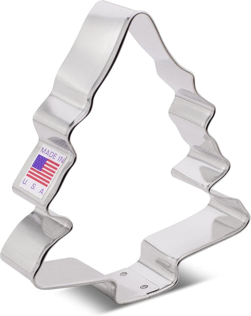 Christmas Tree Cookie Cutter - 4", Made in USA by Ann Clark