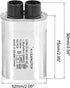 MECCANIXITY High Voltage Microwave Capacitor Replacement, 2100VAC 1.05uf
