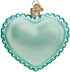 Old World Christmas Ornaments - Baby Boy's Footprint Glass Blown Ornaments for Christmas Tree