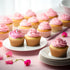 Jumbo Cupcake Liners, 300 pcs Natural Muffin Liners, Food Grade Greaseproof Paper Baking Cups for Parties.