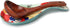 Colorful Hand Painted Spoon Rest, Ceramic Large Spoon Holder for Kitchen Counter, Dishwasher Safe, Multicolor (1 Pack)