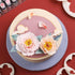 SK 5-Piece Peony Fondant Cutters Set, Sugarcraft Modeling Tools Kit for Cake Decoration, Green