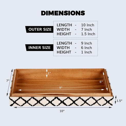 Handicrafts Home Handmade Moroccan Pattern Decorative Box, Small Storage Organizer for Neck Chains and Keepsakes