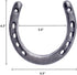 GGTYHAO Cast Iron Horseshoe for Good Luck, Durable Medium Horseshoe with 5 Holes on Each Side for Wall Hanging