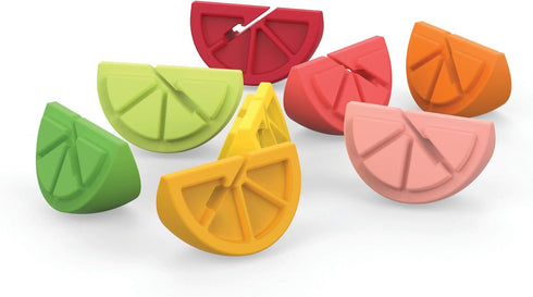 Wine Charms, Silicone Drink Markers for Glasses and Cans, Dishwasher Safe, Multicolor