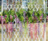 DearHouse 12 Pack Artificial Fake Wisteria Vine Hanging Garland Silk Flowers String Home Party Wedding Decor (Pink)