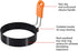 3.5" Set 4 Egg Rings of with Silicone Handle, Large Ring for Frying Eggs, Round Mold for English Muffins - Griddle