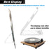 6 Pack Vinyl Record Stand Display, Clear Acrylic Tabletop Album Holder for LP Vinyl Record Storage