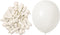 KOMOREBI 10 Inch White Balloons - 100pcs Plain Latex Balloons for Birthday, Engagement, Wedding, Baby Shower Decorations