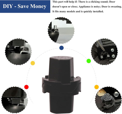 240328203 Refrigerator Door Hinge Bushing Bearing Closing Cam, Replacement for Frigidaire Electrolux Parts
