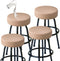 FUANGUI Bar Stool Covers Round Set of 4, Waterproof PU Bar Stool