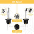 MEIDAYAI 2 Set 2 4 Labels,1 1 Olive Oil Dispenser Bottle, Pcs Glass Oil Bottle for Kitchen, Oil and Vinegar Dispenser
