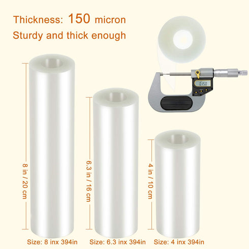 Cake Collars 4 x 394inch (5.9 mil thick) Transparent Acetate Sheets Rolls for Baking Edge Decorating