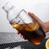 FEOOWV Plastic Cocktail Shaker, Hand Drink Mixer Boba Tea Shaker Cup with Scales, 24 oz / 700cc