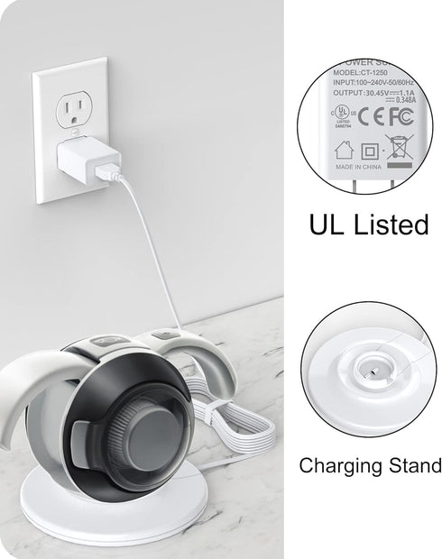 WUKUR Charger Base for Black & Decker ORB-it Cordless Vacuum Cleaner, Compatible with Model ORB48MBN, ORB48PMN