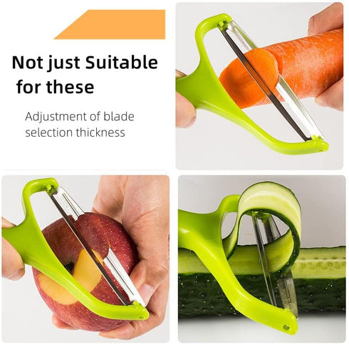 Vegetable Peeler Cabbage Cutting Machine MOANLMY Stainless Steel Peeling Knife Gadget for Shredded Cabbage Coleslaw