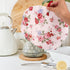 LUOZZY 2pcs Cotton Tea Cozy Pot Cover, Insulated Kettle Cover, 35 * 25cm - Pink