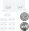 YOLOPLUS+ 8 Pack Shower Caddy Adhesive Hooks, Strong Sticker Hooks for Bathroom Shower Caddy Accessories