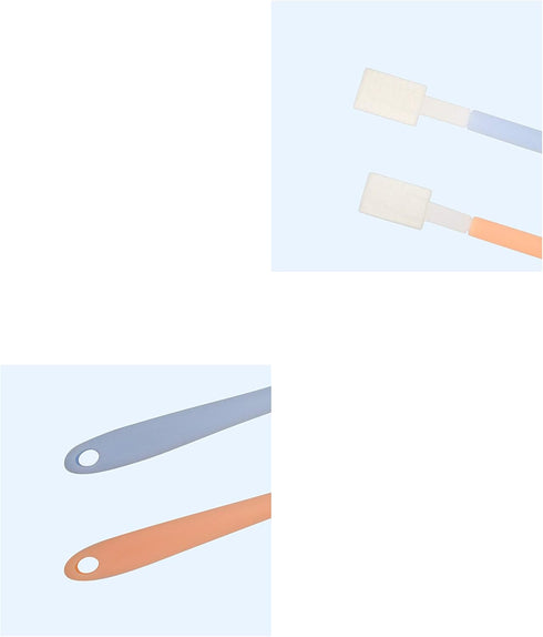 Disposable Toilet Brush Set, 2 Handles and 50 Refill Heads, Crevice Cleaning Brush, Bathroom Cleaning Tools