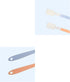 Disposable Toilet Brush Set, 2 Handles and 50 Refill Heads, Crevice Cleaning Brush, Bathroom Cleaning Tools