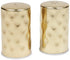 American Metalcraft GHSP2 Hammered Salt & Pepper Shaker Set, Gold, 2-Ounces Each