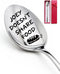 Joey Doesn't Share Food Spoon, Funny Engraved Stainless Steel Spoon, Kitchen Dinner Spoon for TV Show Fans