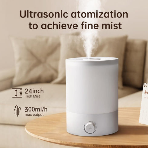 2.5L 24 24db YOGIN Humidifiers for Bedroom Large room,Top fill Ultrasonic cool mist Humidifiers for Baby Nursery