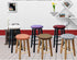 Levoberg 13inch/33cm 7 Round bar Stool Covers Linen Sponge bar Stool Cushions Round Chair seat slipcovers
