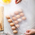 HANSGO Deviled Egg Containers with Lid, Tray Holder Carrier for 24 Eggs for Home Party Kitchen Supplies