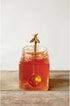 Creative Co-Op Brass Sugar/Honey Bee Handle Spoon, Gold