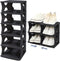 6-Tier Thickened Shoe Rack, Stackable Storage Organizer for Bedroom Entry, Adjustable Rack,