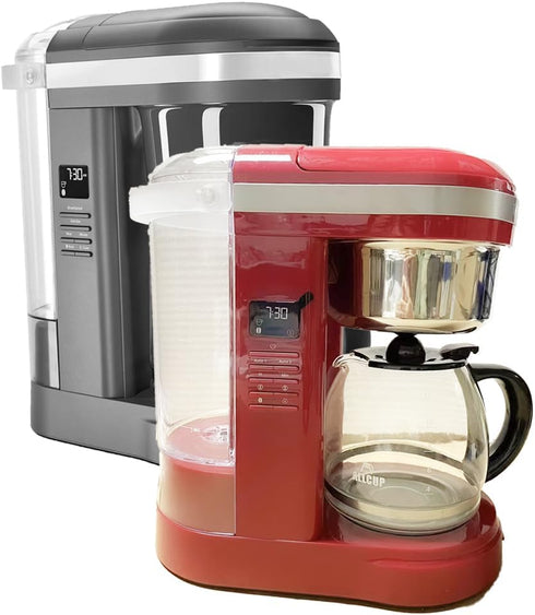 Coffee Machine Replacement 12-CUP Glass Pot, Compatible with Kitchenaid, Cuisinart, Capresso, Gourmia, Krups