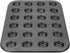 Muffin Pans, 24 Cups Nonstick Steel Cupcake Pan, Black Bakeware for Mini Muffin Tins and Baking