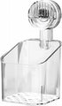 Greraes Shower Caddy Suction Cup Storage Rack Clear Acrylic Shower Shelves Glacier Water