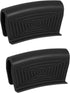 uxcell 2pcs Silicone Hot Pan Handle Holder - Heat Resistant Pot Holder Sleeve for Metal Frying Pan Cookware Black