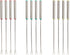 Fox Run Stainless Steel Fondue Forks, 9.5", 9.25 x 0.5 x 0.5, Metallic